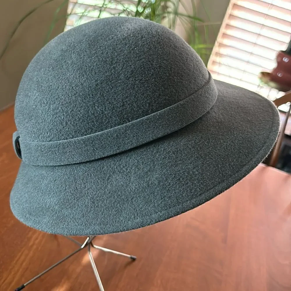 Vintage Makins New York Gray Wool Hat